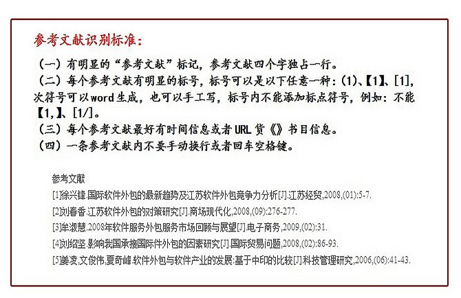 參考文獻(xiàn)識(shí)別標(biāo)準(zhǔn)